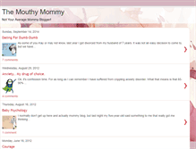 Tablet Screenshot of mouthymommy.com